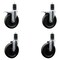 Service Caster 6'' Phenolic Swivel 1-5/8'' Expand Stem Caster Set 2 Total Lock Brakes, 4PK SCC-EXTTL20S615-PHS-2-S-2-158 - alternate 1